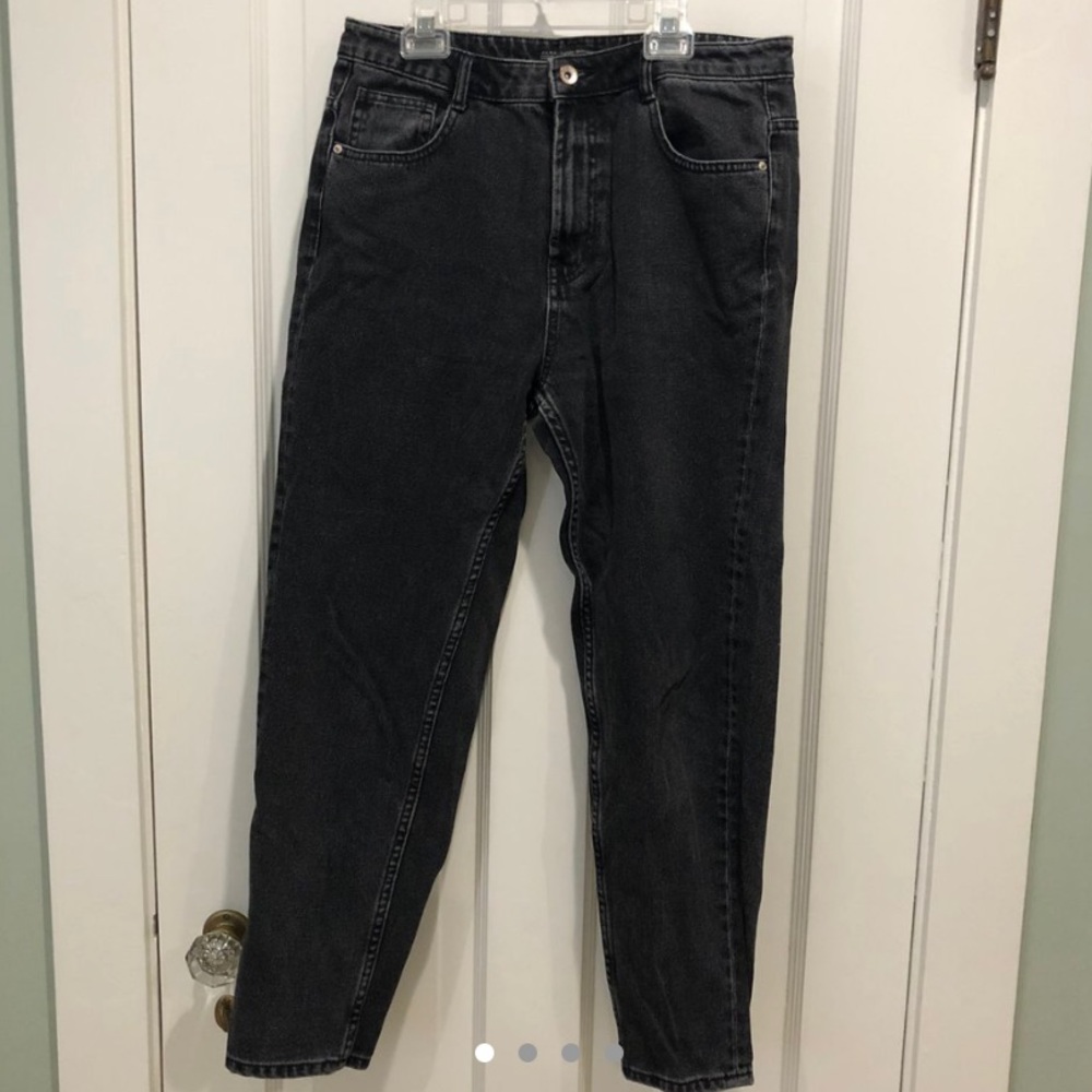 ✨FLASH SALE 11/7+11/8 Zara High Rise Mom Jeans